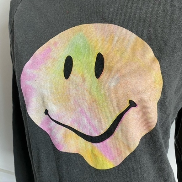 Wildfox • Psychedelic Smiley Face Sweatshirt - Picture 3 of 6